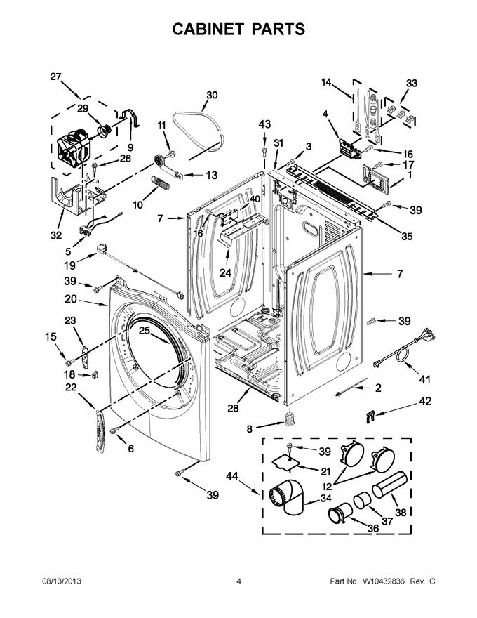 Diagram for YWED95HEXW1