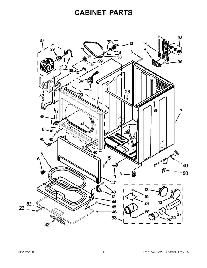 Diagram for YWED5500BW0