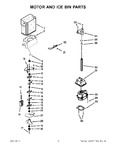 Diagram for 06 - Motor And Ice Bin Parts