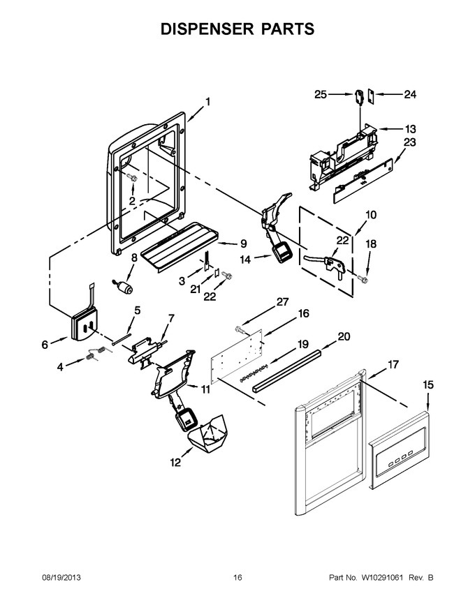 Diagram for KSRT25FWBL00