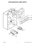 Diagram for 04 - Refrigerator Liner Parts