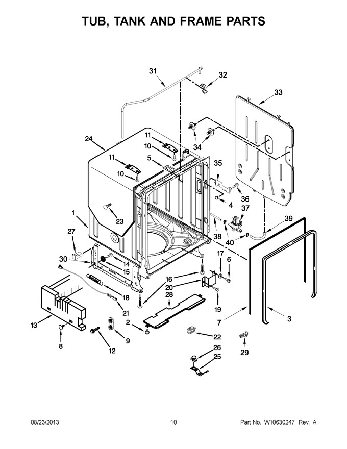 Diagram for KDTE554CSS0