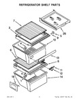 Diagram for 04 - Refrigerator Shelf Parts