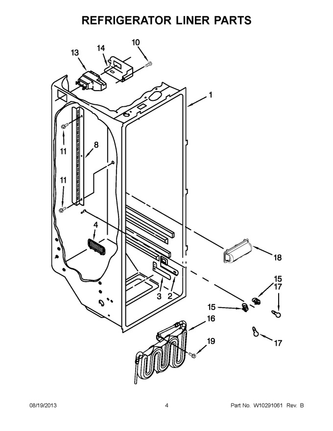Diagram for KSRT25FWBL00