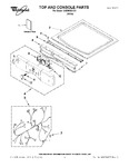 Diagram for 01 - Top And Console Parts