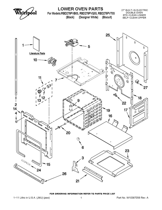 Diagram for RBD275PVT03
