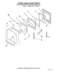 Diagram for 04 - Upper Oven Door Parts