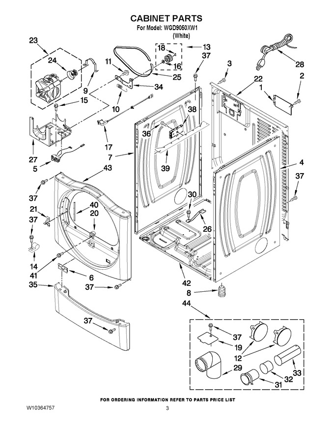 Diagram for WGD9050XW1