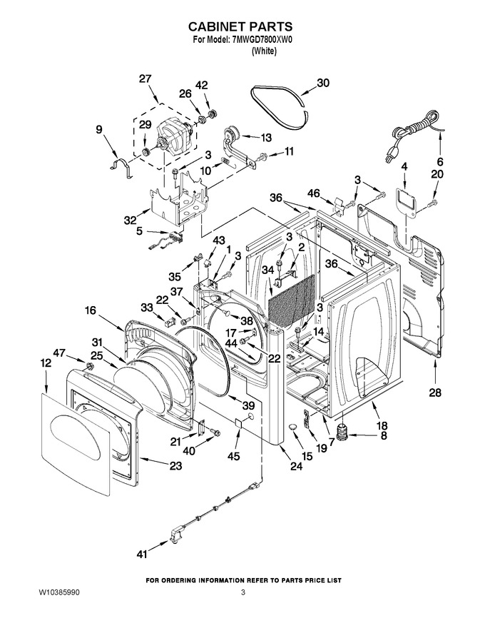 Diagram for 7MWGD7800XW0