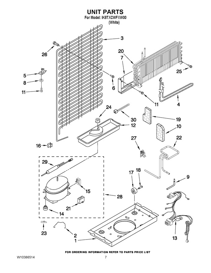 Diagram for IK8TXCWFXW00