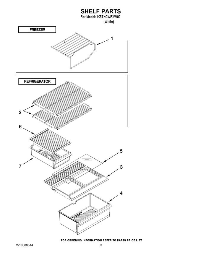 Diagram for IK8TXCWFXW00