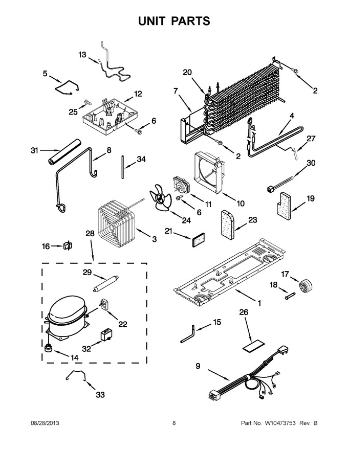 Diagram for W8RXCGFXQ02