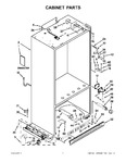 Diagram for 02 - Cabinet Parts