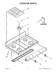Diagram for 02 - Cooktop Parts