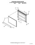 Diagram for 04 - Freezer Door Parts