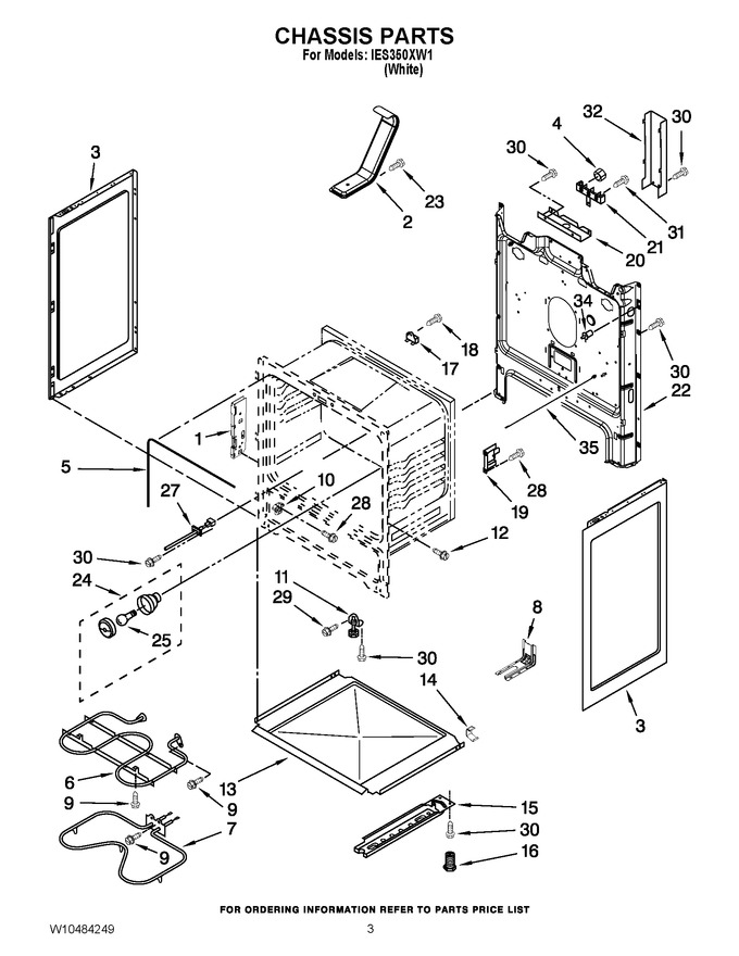 Diagram for IES350XW1