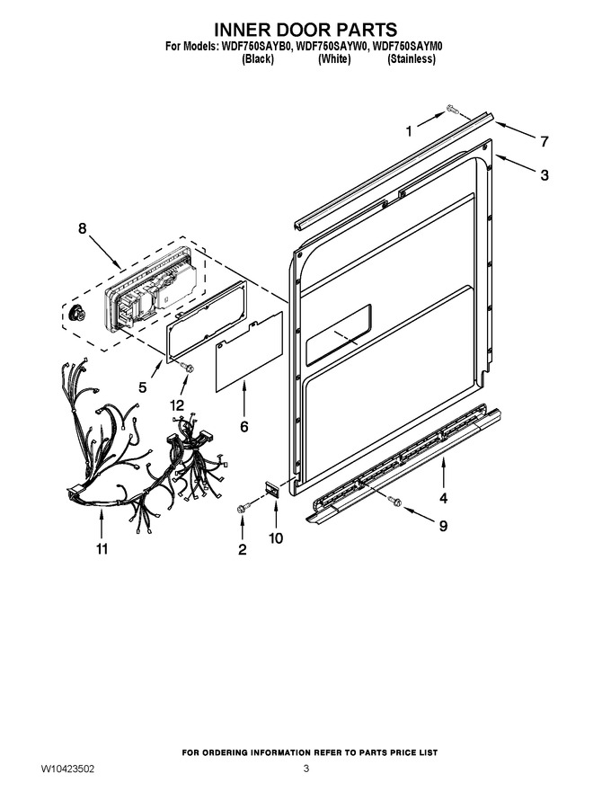 Diagram for WDF750SAYB0