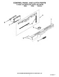Diagram for 02 - Control Panel And Latch Parts