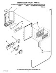 Diagram for 08 - Dispenser Front Parts