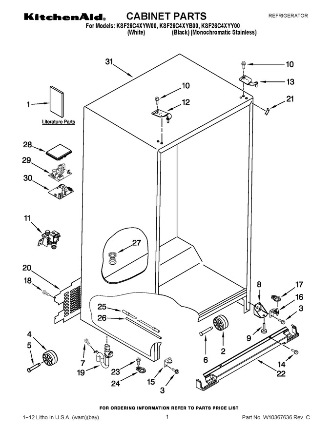 Diagram for KSF26C4XYW00