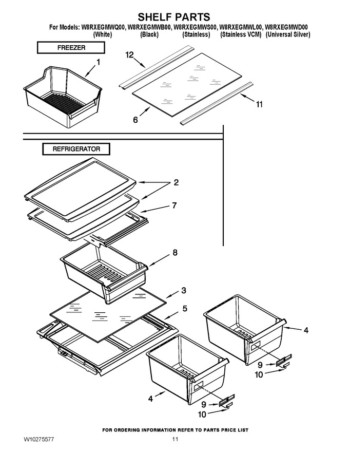 Diagram for W8RXEGMWD00