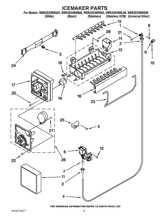 Diagram for W8RXEGMWD00
