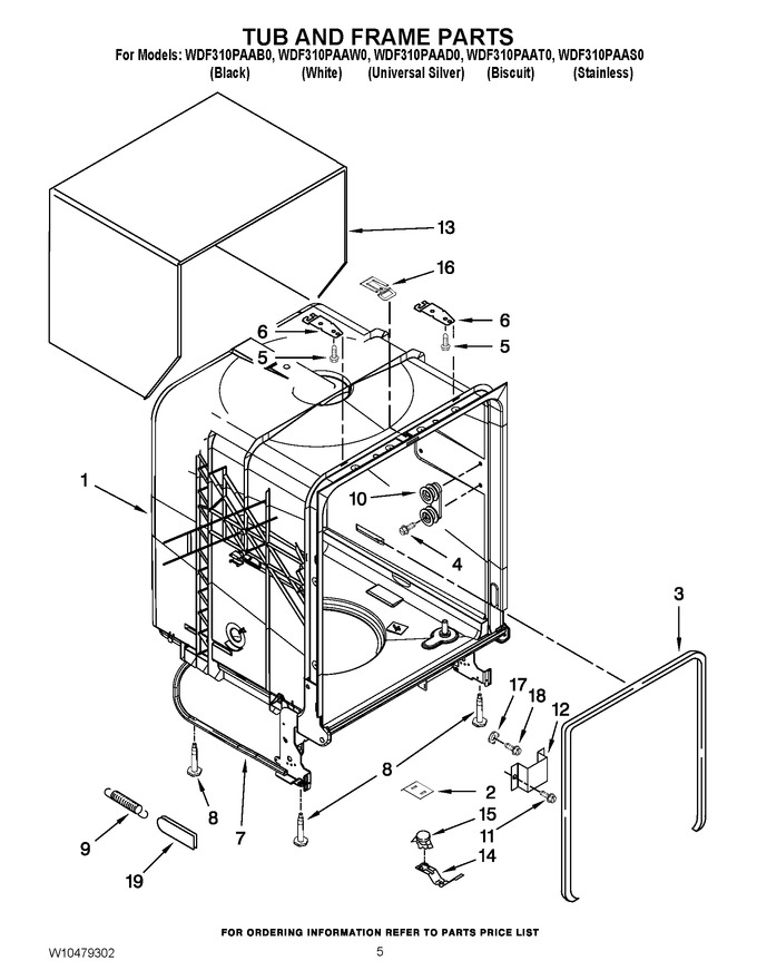 Diagram for WDF310PAAS0