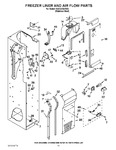Diagram for 08 - Freezer Liner And Air Flow Parts