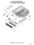 Diagram for 10 - Lower Rack Parts