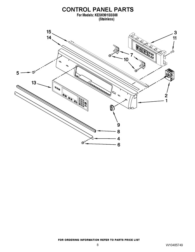 Diagram for KESK901SSS08
