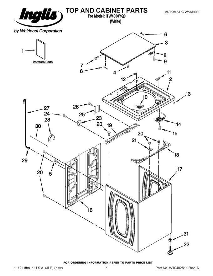 Diagram for ITW4600YQ0