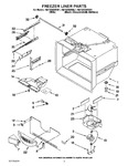 Diagram for 02 - Freezer Liner Parts