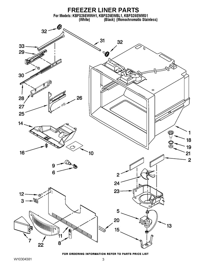Diagram for KBFS25EWBL1