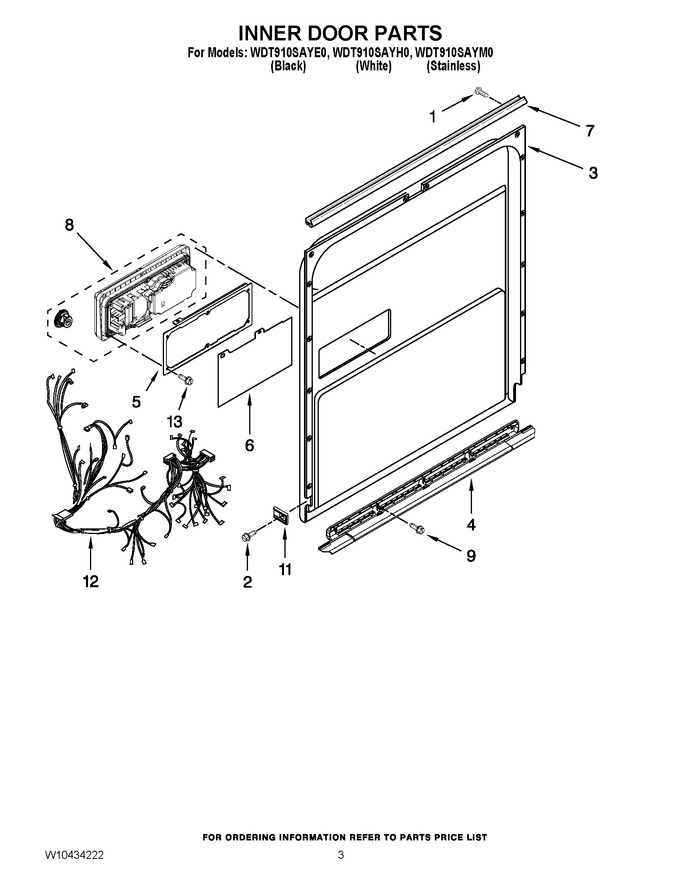 Diagram for WDT910SAYH0