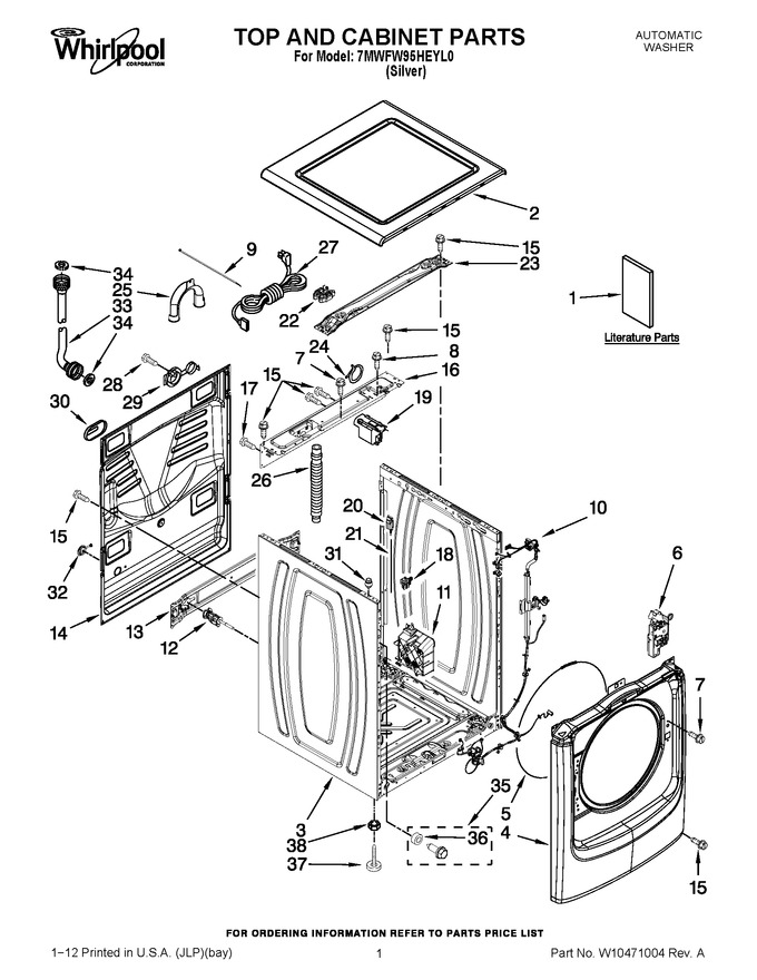 Diagram for 7MWFW95HEYL0
