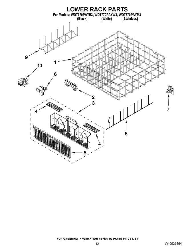 Diagram for WDT770PAYM3