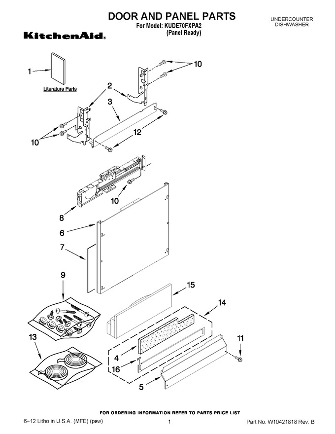 Diagram for KUDE70FXPA2