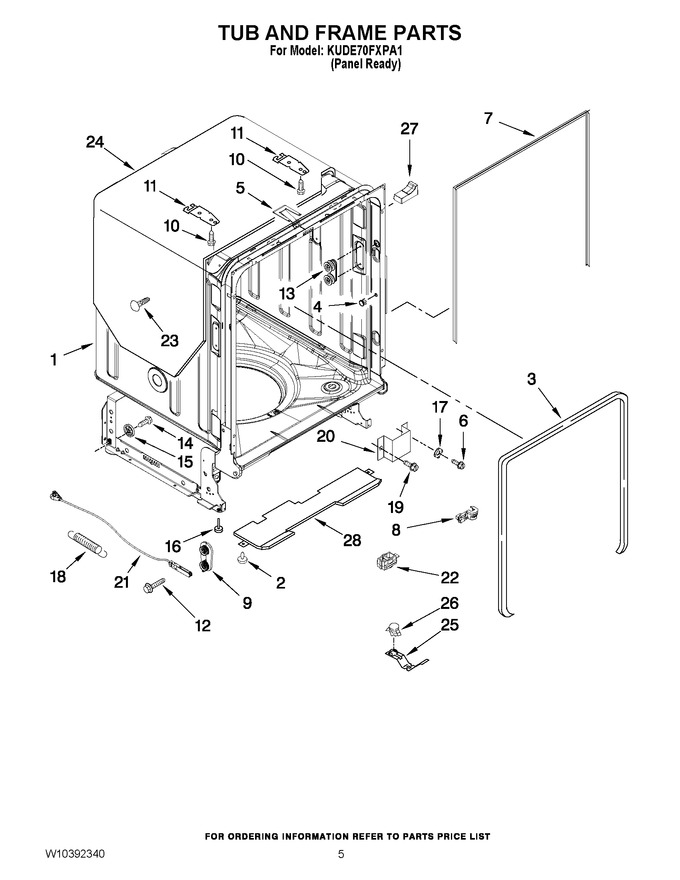 Diagram for KUDE70FXPA1