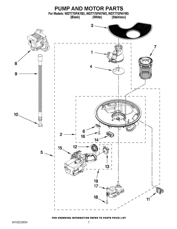 Diagram for WDT770PAYM3