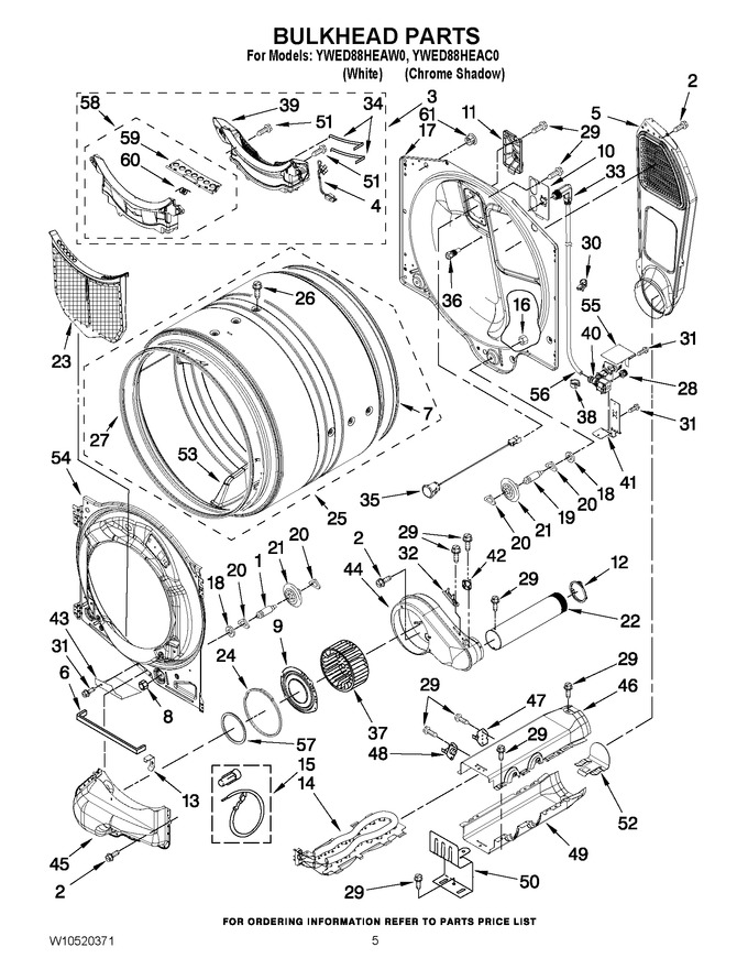 Diagram for YWED88HEAW0