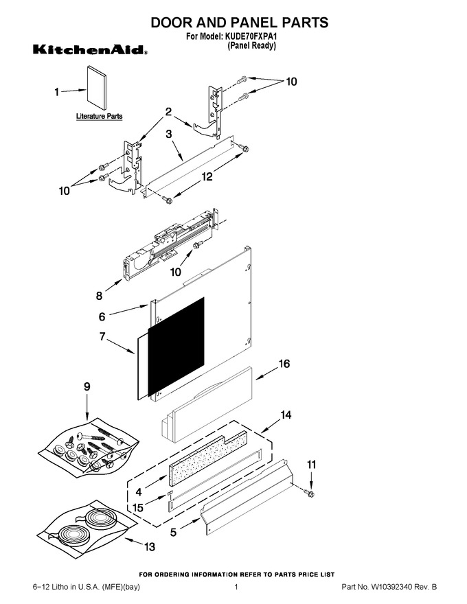 Diagram for KUDE70FXPA1