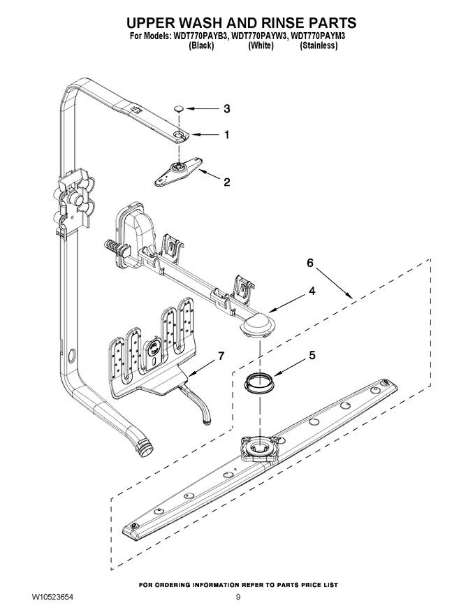 Diagram for WDT770PAYW3