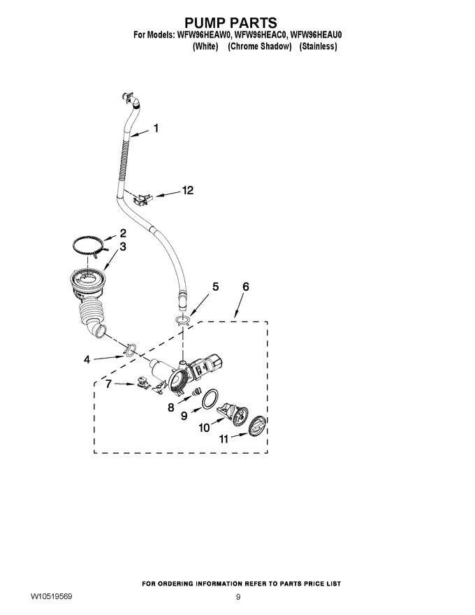 Diagram for WFW96HEAC0