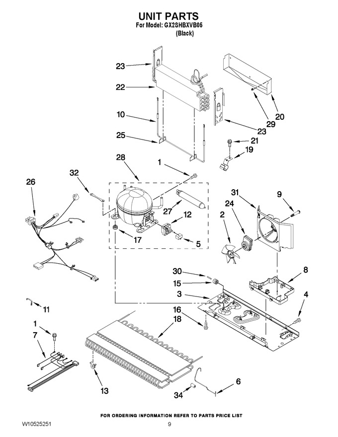 Diagram for GX2SHBXVB05