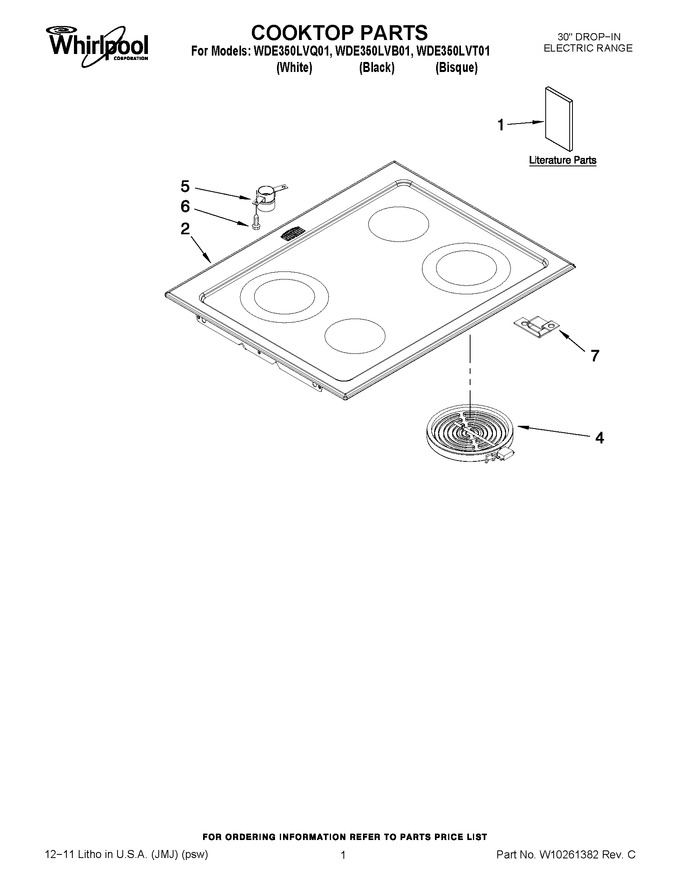 Diagram for WDE350LVT01