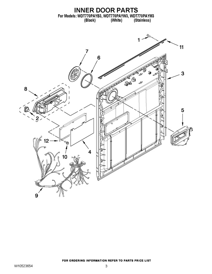 Diagram for WDT770PAYM3