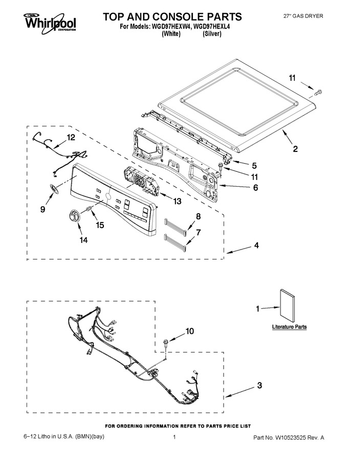 Diagram for WGD97HEXW4