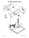 Diagram for 01 - Top And Console Parts