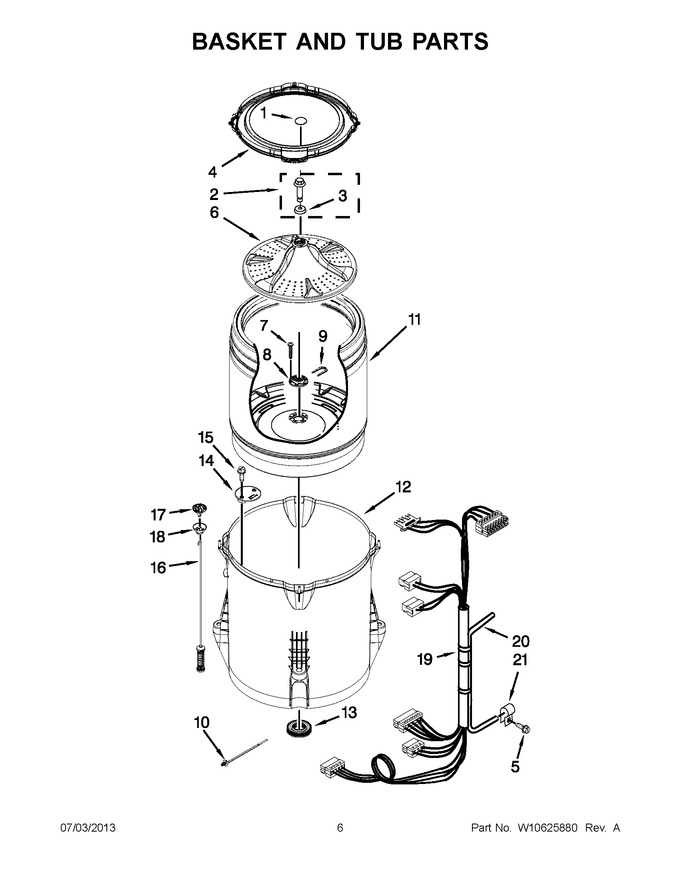 Diagram for WTW5840BW0