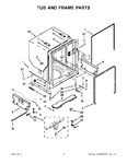Diagram for 06 - Tub And Frame Parts
